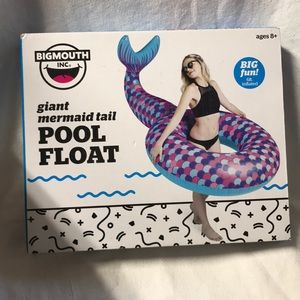 Giant Mermaid Tail Pool Float NIB